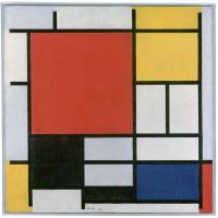 Piet Mondrian - Composition en rouge, jaune, bleu et noir (1921)